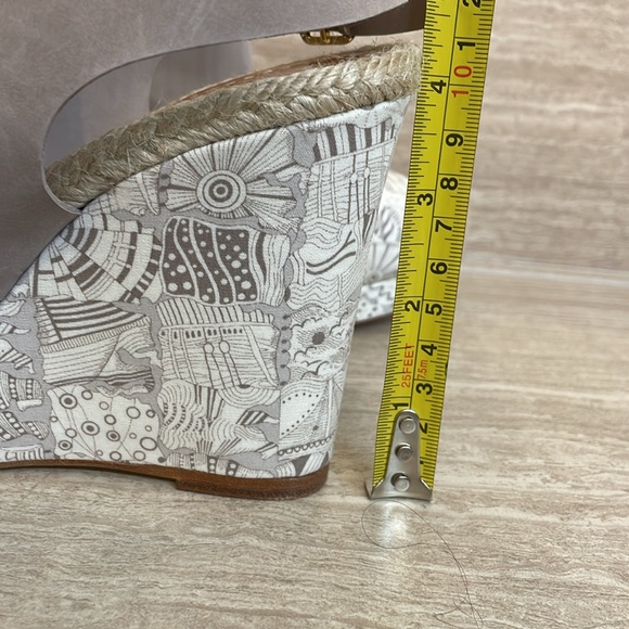 MALOLES Women’s Size 5.5/36 Wedge Espadrilles Beige Taupe Made in Spain - Picture 10 of 13